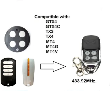 

1pcs Compatible Remote Control /Hand Transmitter for MHouse GTX4, GTX4C,TX4 433.92mhz rolling code