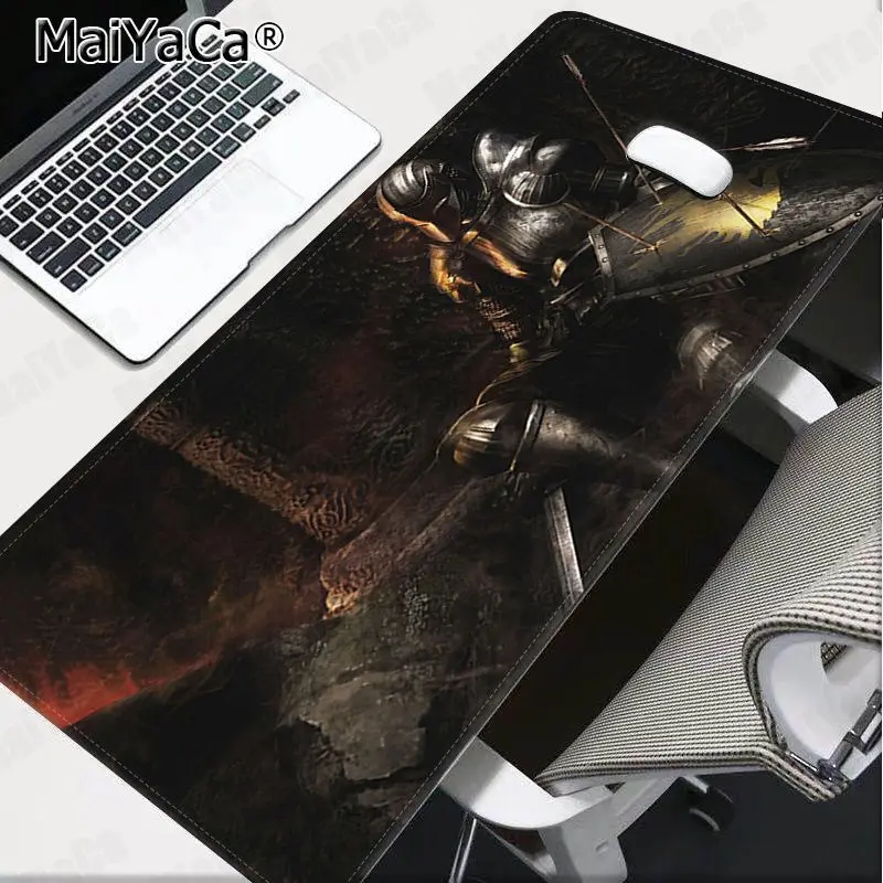 Lock Edge 30x80cm Maiya дизайн Dark Souls резиновая мышь Прочный Коврик для мыши на стол большой коврик для мыши клавиатуры коврик - Цвет: Lock Edge 30x80cm