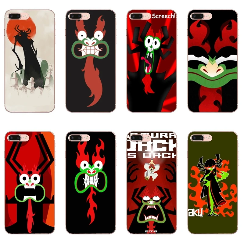 Чехол Samurai Jack AKu для iPhone 11 Pro XS Max XR X 8 7 6 6S Plus 5 5S SE силиконовый мягкий чехол |
