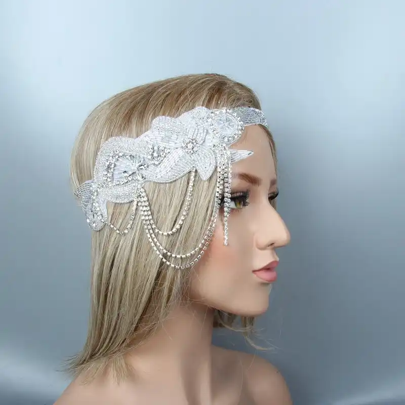 Charleston 1920s Headband Flapper Great Gatsby Party Decorations