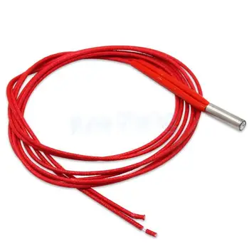 

500pcs/lot 12V 40W Ceramic Cartridge Heater 6mm*20mm For Extruder 3D Printers Parts Heating Tube Heat 12V40W 1M Extrusion Part