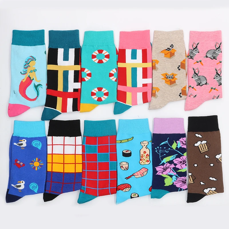 

Men's Cotton Socks Funny Print Animal Cat Christmas Sock Winter Set Women's Warm Gifts From The Factory Dropshipping Contact Us