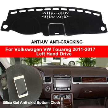 

Car Dashboard Cover Silicone Non-Slip Dash Mat Carpet For Volkswagen VW Touareg 2011 2012 2013 2014 2015 2016 2017