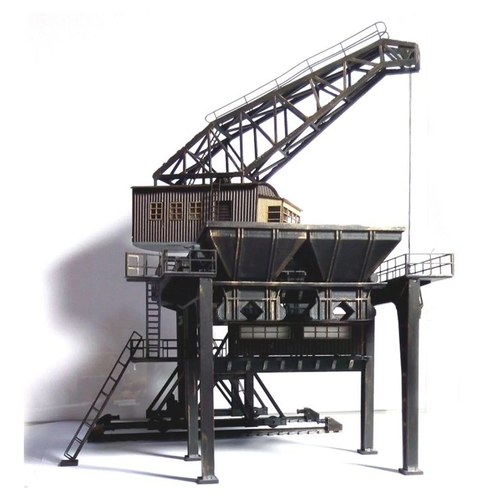 1:87 HO Scale Large Stoker Funnel Sand Table Train Architectural Scene DIY Miniatures Landscape Christmas gift for children - Image 2