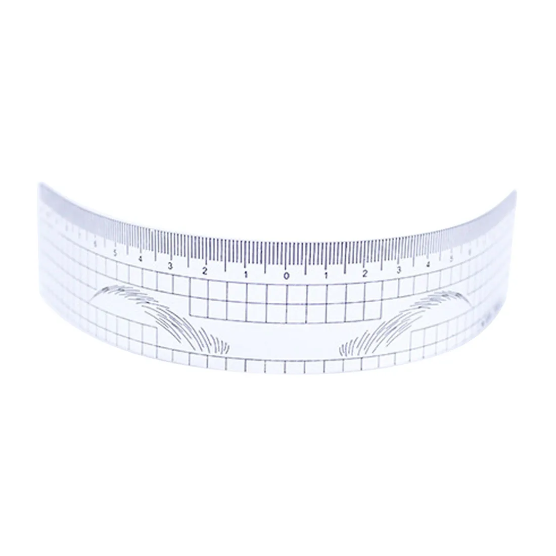 10pcs Disposable Eyebrow Stencil Tattoo Makeup Microblading Measure Tattoo Ruler Beauty Tool Eye Brow Stencil Eyebrow Line Rule