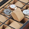 New 12 Slots Wooden Watch collection box Wood Jewelry Case Wooden Storage Boxes With Lock multifunctional Jewellery storage box 4
