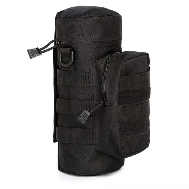 Бежевый На открытом воздухе Molle бутылка для воды сумка тактическая Шестерня чайник поясная сумка для армейских фанатов скалолазание кемпинг походные сумки - Цвет: Бежевый