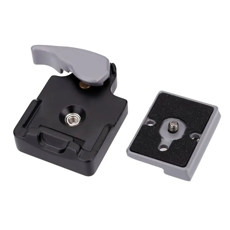 Топ черный металлический сплав 323 Quick Release Plate Mount Adapter с полной Manfrotto 200PL-14 Compat Plate