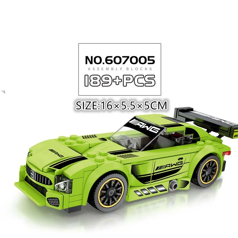 Speed Champions Technic City Assemble autos model Building Blocks supercar city Racing Car Bricks Toys for Children small bricks