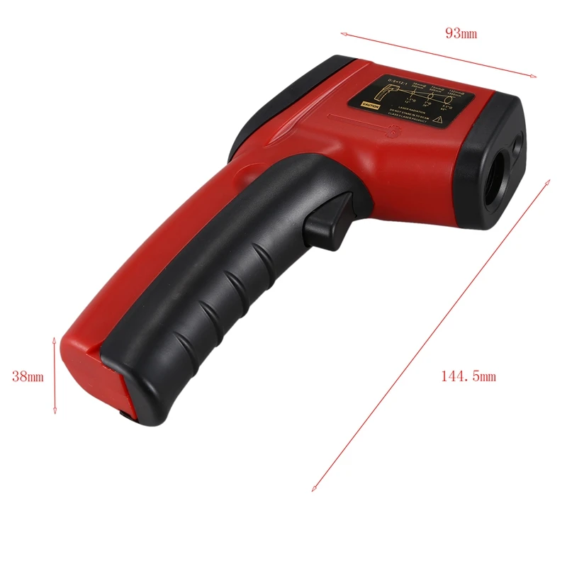 Промо-акция! Цифровой инфракрасный термометр, Бесконтактный ИК Температура пистолет мгновенным чтением излучательная способность 0,95