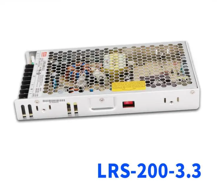 [Seven Neon] MEAN WELL LRS-200-3.3 3,3 V 40A 200W высокая мощность высокая эффективность одиночный выход импульсный источник питания Светодиодный источник питания