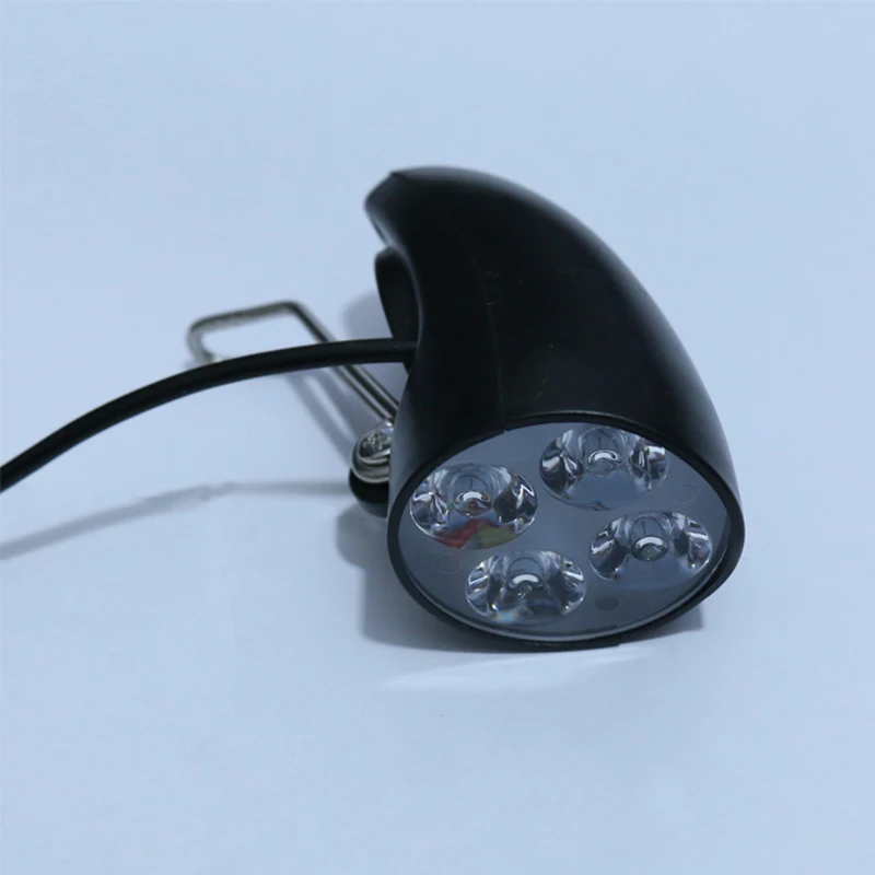 

36/48V E-Bike Light Kickboard Lamp Electric Bicycle 4 LED Front Wire Headlight