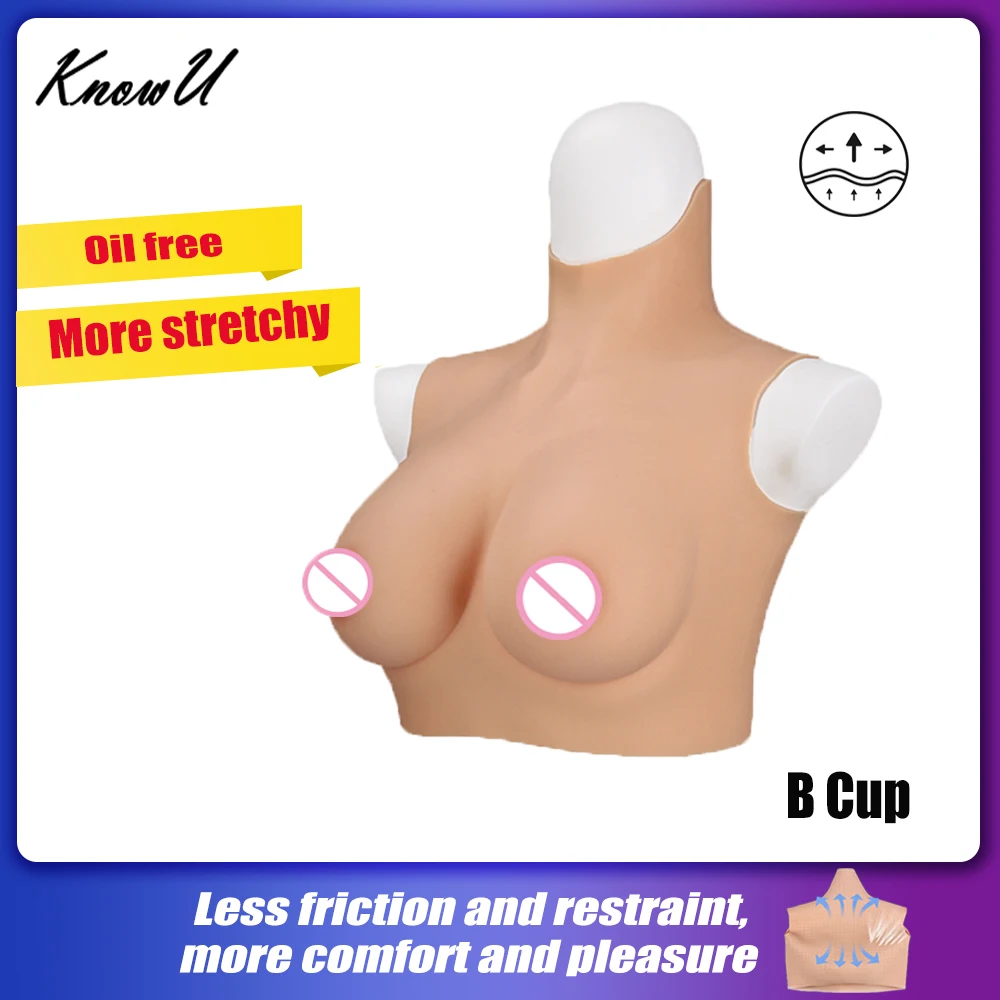 KnowU B Cup силиконовая поддельная искусственная планшетория задний свет