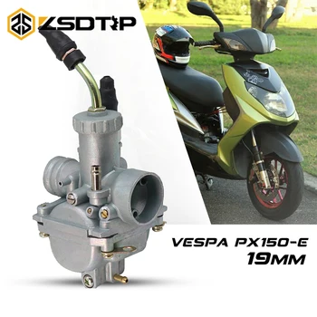 

ZSDTRP Motorcycle Carb Carburetor for Vespa PX150 E Motor ATV Bike Mikuni VM VM16 19mm Fit 100-200cc Scooter