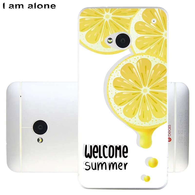 Чехлы для телефонов htc One Dual Sim M7 802d 4," мягкие сумки из ТПУ мобильный мультфильм Печатный для htc One M7 Dual Sim чехол - Цвет: Solf TPU X36