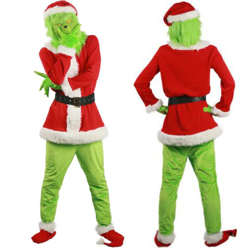 Santa-Grinch-Cosplay-Costume-How-the-Grinch-Stole-Christmas-Suit-Outfits-Adult-Halloween-Party-Costume-Cosplay (1)