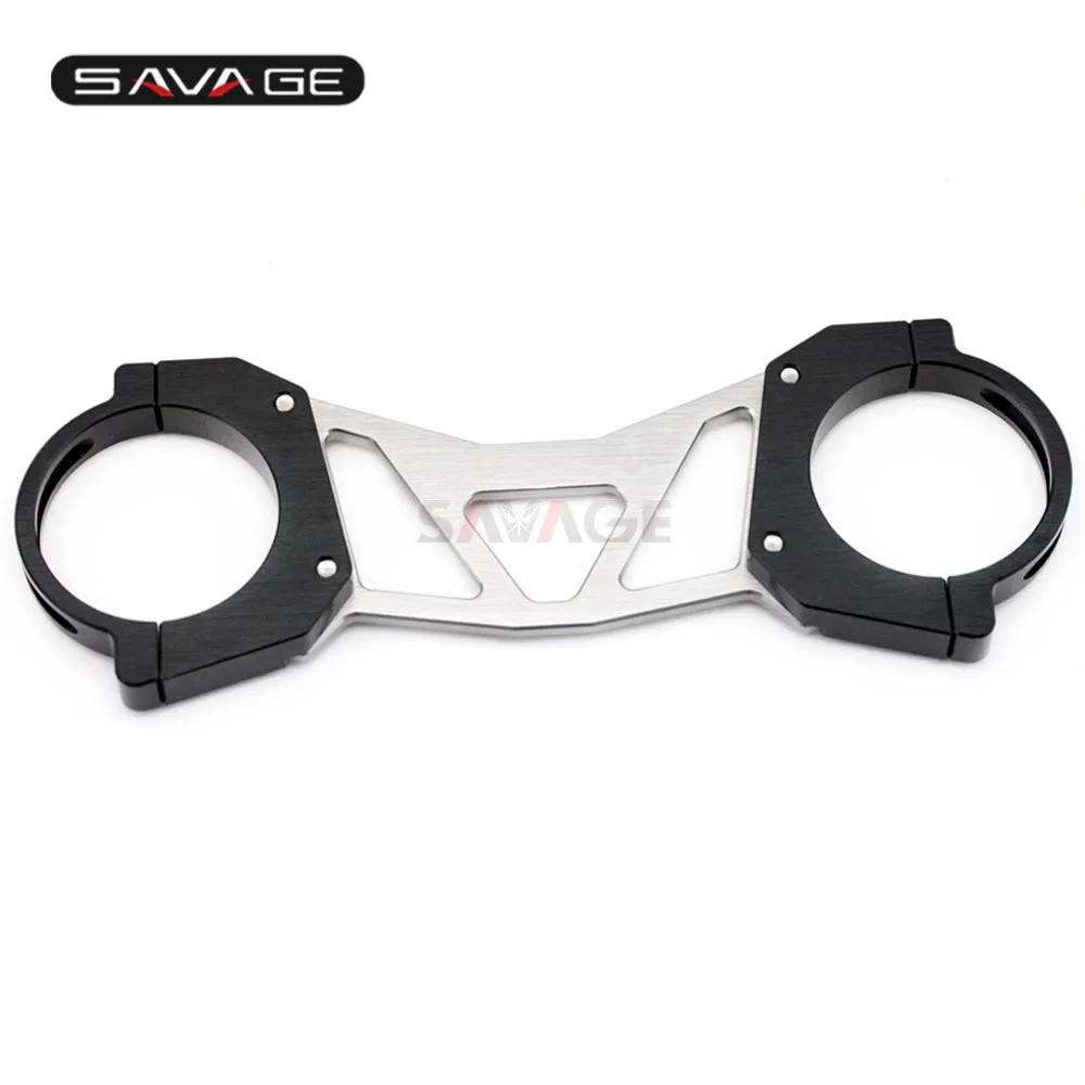 Балансирующая передняя вилка для SUZUKI GSR 400/600 GSR400 GSR600 2008-2012 09 10 11 мотоциклетный алюминиевый кронштейн стабилизатор - Цвет: Titanium