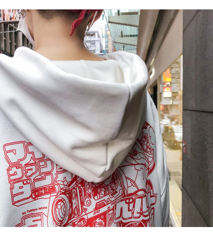 LAPPSTER мужская Японская уличная одежда толстовки с капюшоном Harajuku Осень Скейтборд мода мультфильм толстовки хип хоп черные толстовки