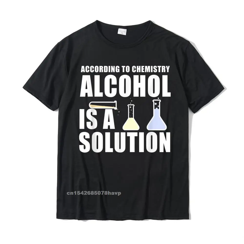 Crewneck Casual Pure Cotton Male Tshirts Custom Short Sleeve T Shirt Brand Summer Top T-shirts Free Shipping Funny Chemistry Nerd Science Alcohol Solution T-Shirt__2825.Funny Chemistry Nerd Science Alcohol Solution T-Shirt  2825 black.