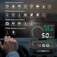 HUD-X30 HUD TPMS 2 в 1 OBD OBD2 автомобильный дисплей Система контроля давления в шинах Bluetooth датчик TPMS дисплей на голову X30