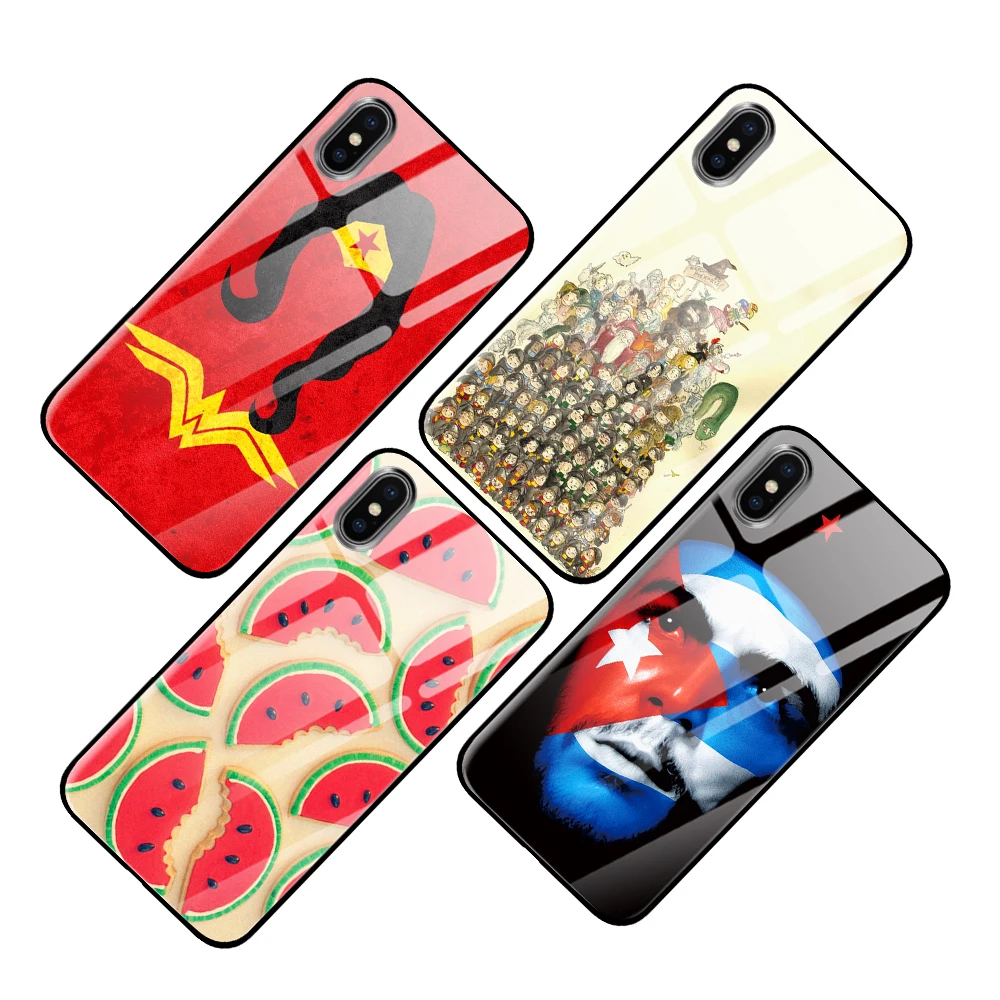 Старые школьные Чехлы для iPhone 5 5S SE 6 6s 7 8 Plus X XS Max XR из закаленного стекла