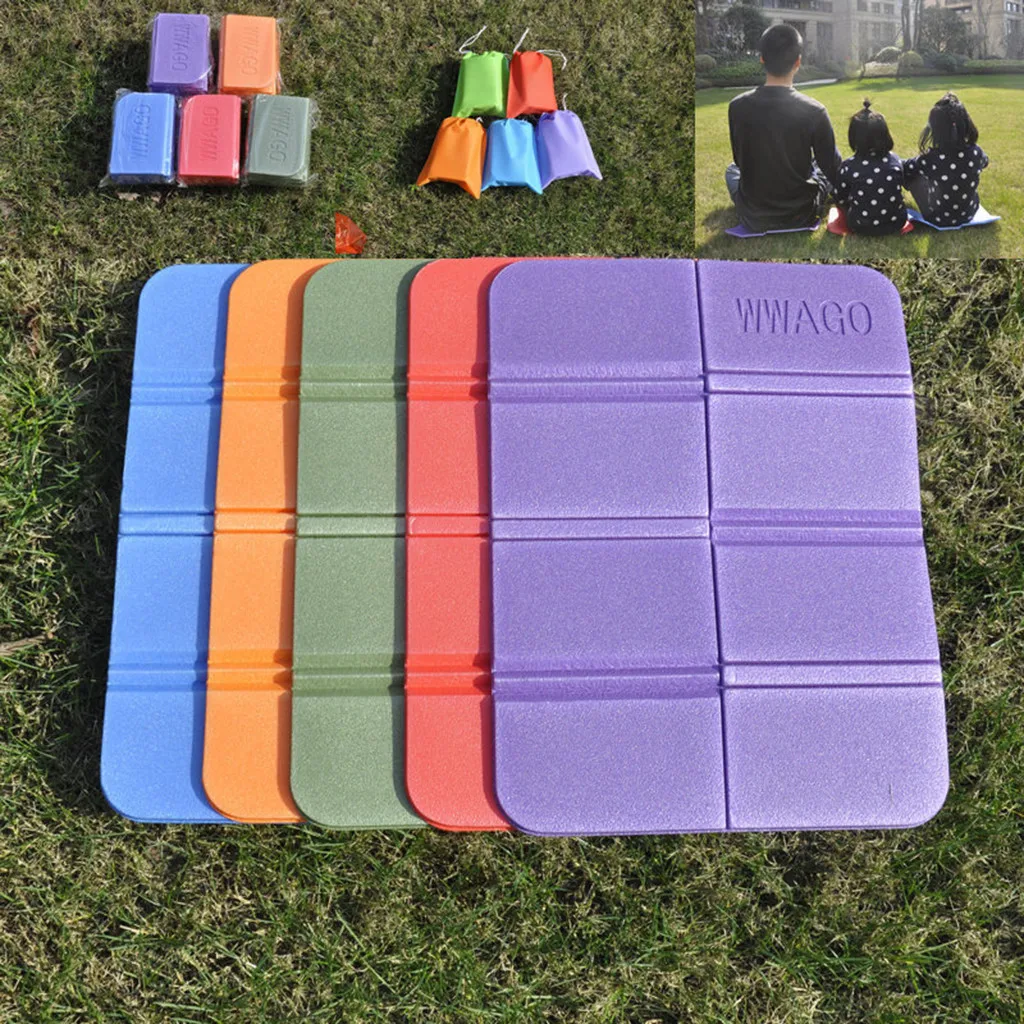 

Outdoor Small Cushion Picnic Folding Picnic Mat Thick Grass Cushion Moisture Pad Moisture proof pads Camping & Hiking