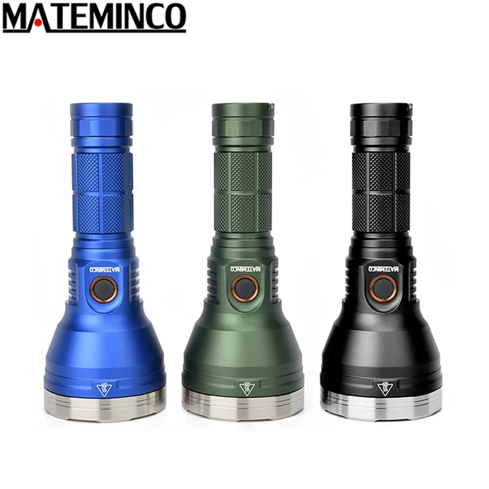 MATEMINCO MT90 mini long rang flashlight SBT90.2 LED 4500 lumens trow 1428 meters Type-C USB charging hunting and camping torch | Лампы и