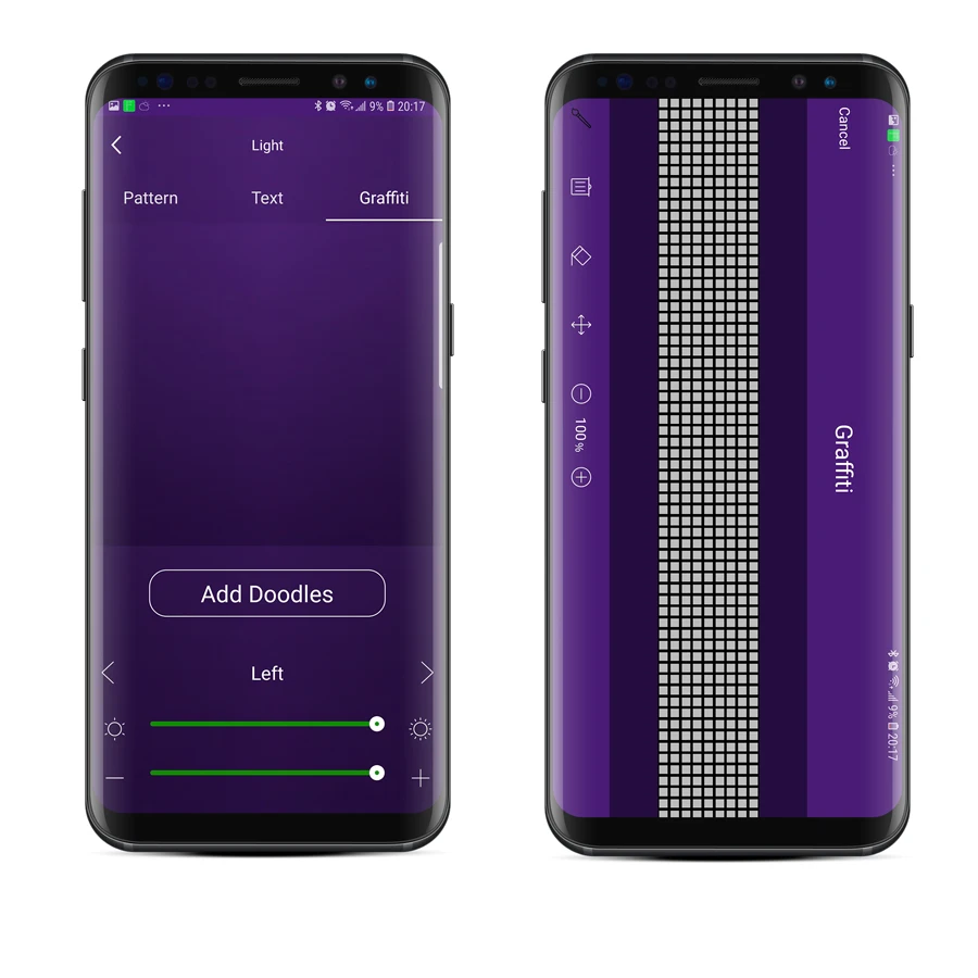 Волшебные Bluetooth Led вечерние очки приложение управление светящиеся очки DJ электрические слоги очки для вечеринки