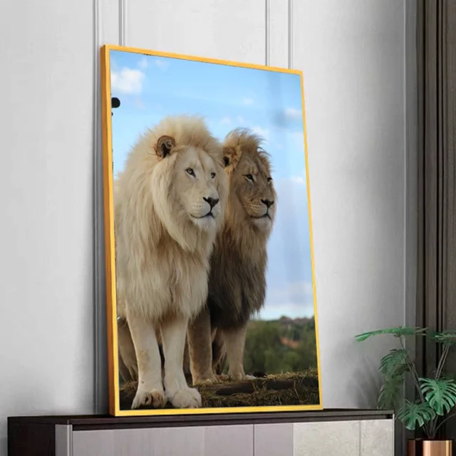 Lion Family Wall Art Decoration Printed on Canvas 3