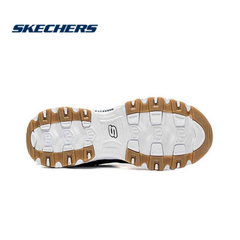 Skechers D'lites/Женская обувь; Платформа для ходьбы; обувь для папы; удобная сетчатая Уличная обувь; zapatillas deporte mujer; 13148-BKW
