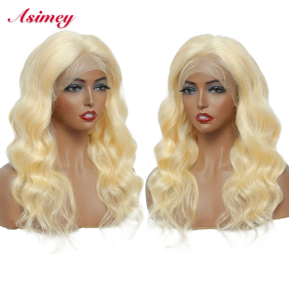 Asimey 613 Lace Frontal Body Wave Wigs 13X4 180 Density Pre Plucked With Baby Hair 100% Virgin Remy Honey Blonde For Black Women Asimey 613 Lace Frontal Body Wave Wigs 13X4 180 Density Pre Plucked With Baby Hair 100% Virgin Remy Honey Blonde For Black Women