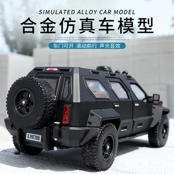 

1:32 high simulation George Barton alloy car model sound and light pull back vehicle children's toy car model