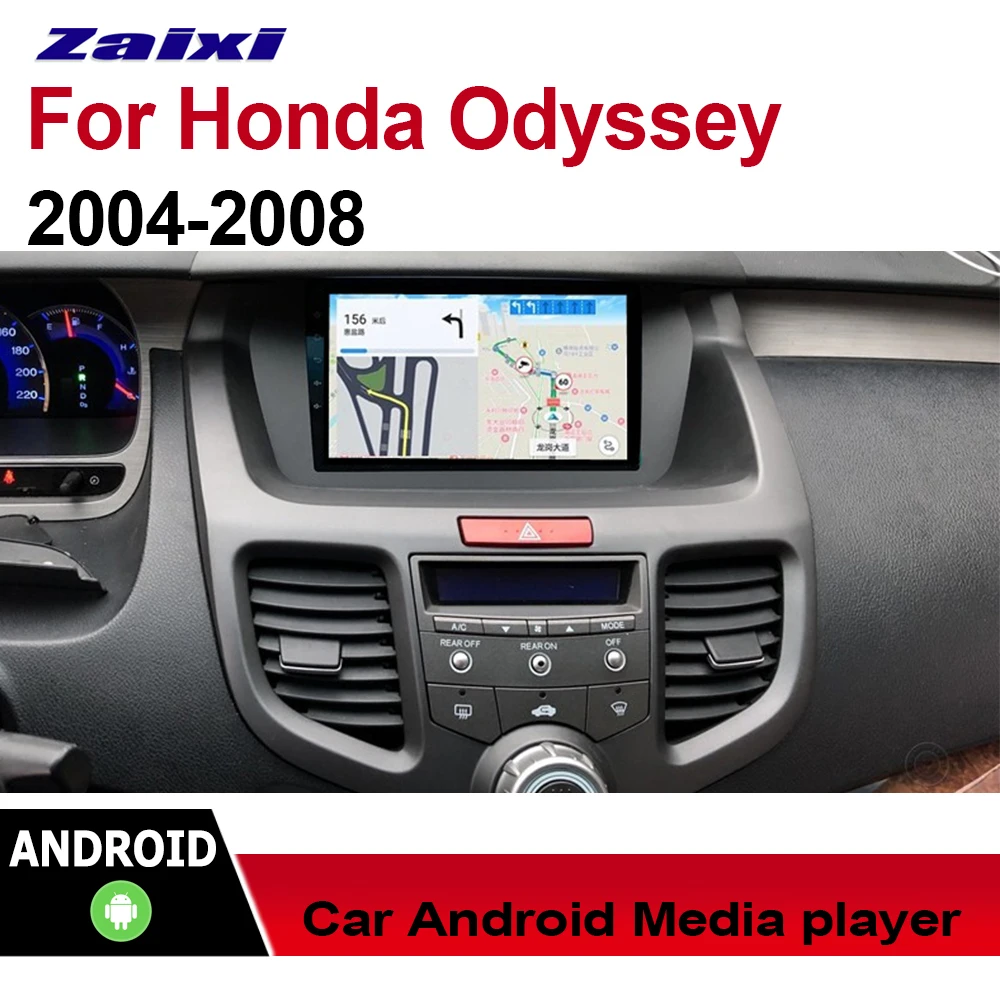 Автомагнитола ZaiXi 2 Din Android для Honda Odyssey 2004 ~ 2008 GPS навигация BT Wi Fi карта