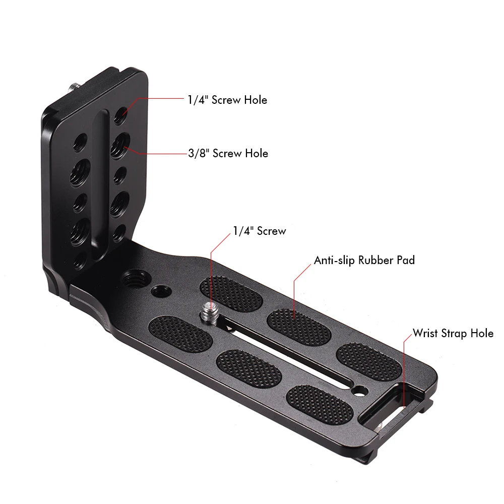1/" винт L форма для быстрого разъединения пластины вертикальный кронштейн для съемки для Canon Nikon sony DSLR камеры для Zhiyun крана 2/3 Feiyu