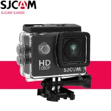 Оригинальная SJCAM SJ4000 Экшн-камера, спортивные DV 2,0 дюймов, позволяющая погружаться под воду на глубину до 30 м Водонепроницаемый HD 1080 P, для уличного экстрима, шлем SJ 4000 Cam