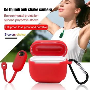

Anti Lost Silicone Camera Skin Cover Wear-resistant With Clasp Protector Accessories Protective Case Shell For Insta360 GO