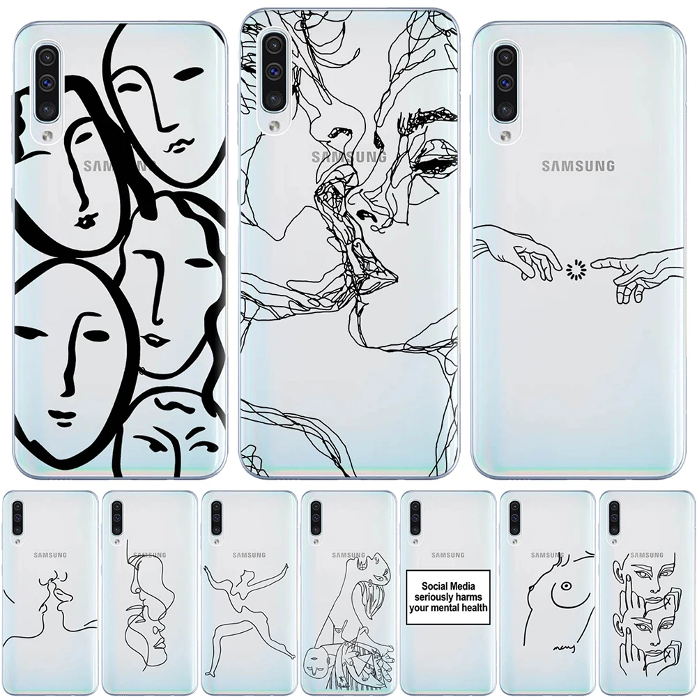Силиконовый чехол для Samsung Galaxy A10 A20e A30 A40 A50 A60 A70 A80 A01 A51 A71 S20 Plus | Мобильные телефоны