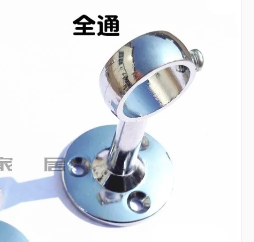 

4pcs (rod:25mm) zinc alloy Top mounted Roman rod curtain rod bracket pole bracket round base alloy curtain accessories