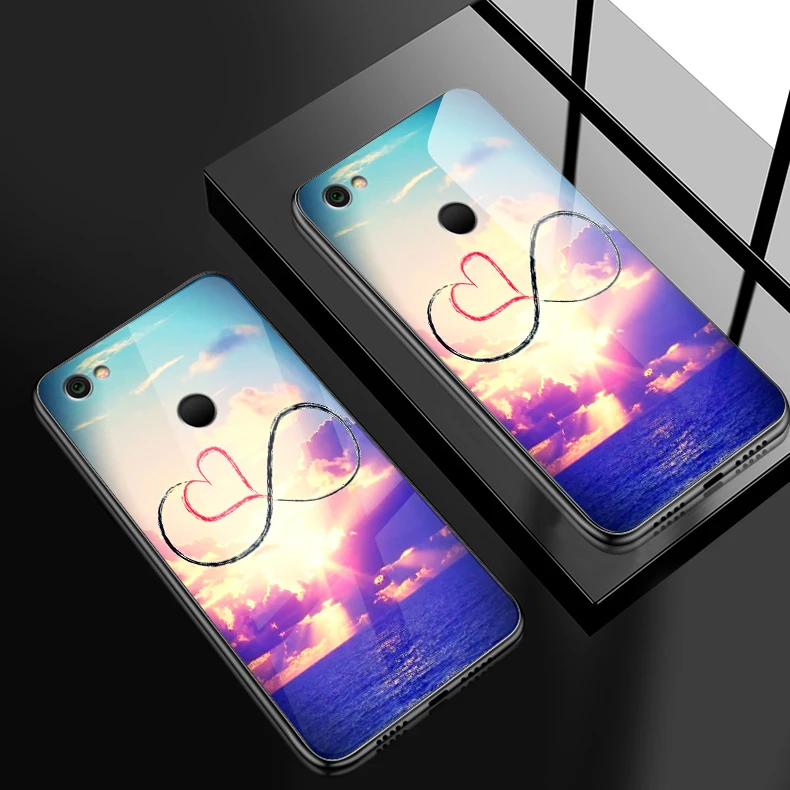 Чехол из закаленного стекла для Xiaomi 5X6X8 9 SE A1 A2 Lite TPU Capa для Redmi Note 4x 5A 6 7 Pro Prime роскошный противоударный жесткий чехол - Цвет: H103