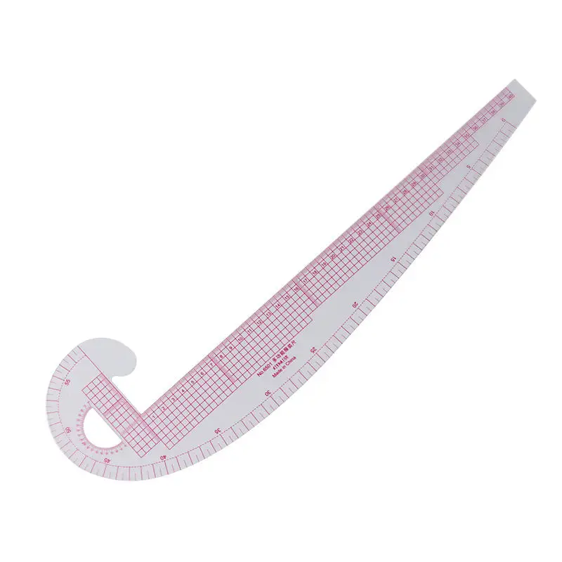 Многофункциональное французское лекало плиты делая одежду образец Yardstick режущий рукав рука Встроенная измерительная шкала инструмент портного - Цвет: 4
