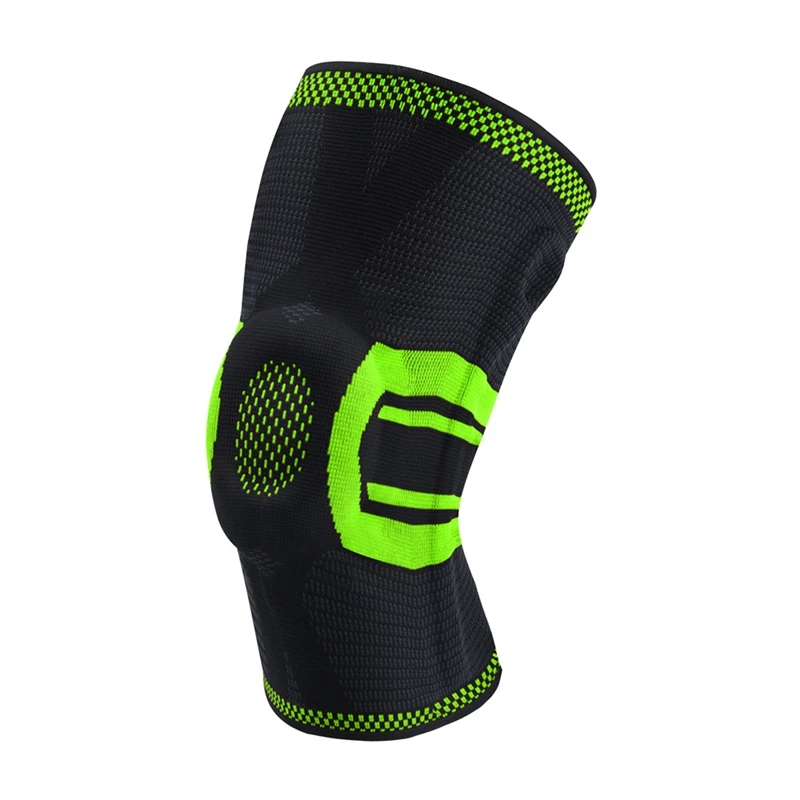1pc Knee Pad Sleeve Breathable Knitted Compression Leg Warmer Patella Protector Outdoor Gym Fitness Sportswear Accessories
