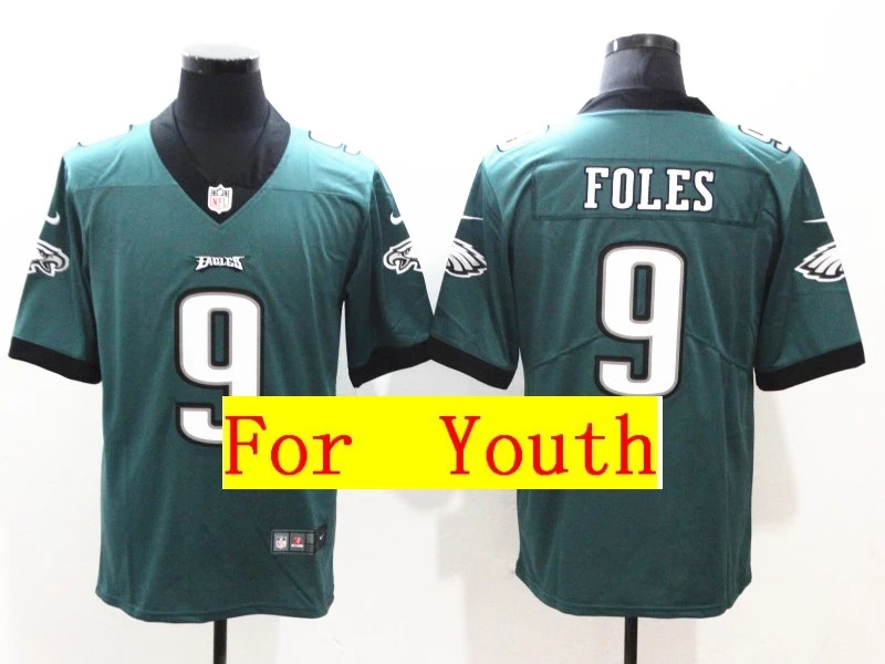 Youth Philadelphia Carson Wentz Brian Dawkins Nick Foles Fletcher Cox Vapor Untouchable Limited Jersey - Цвет: Слоновая кость