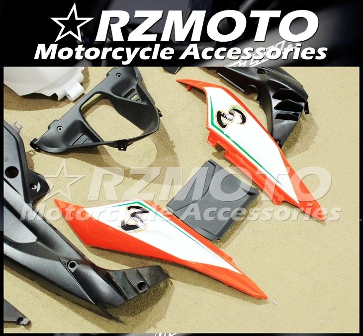 Инъекций ABS Полный обтекатели Наборы подходит для Aprilia RS125 2006 2007 2008 2009 2010 2011 06 07 08 09 10 11 Боди Комплект Белый и зеленый цвета