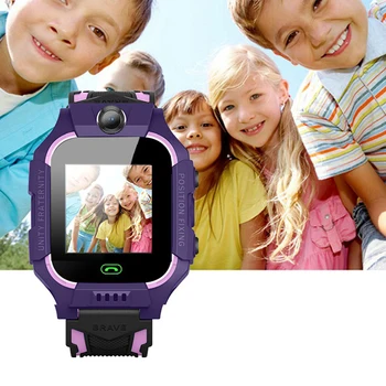 

Z6 Children Smart Phone LBS Locator Watch Touch Screen Tracker SOS Children's Smart Watch Waterproof 2G SIM Card GPS Tracker