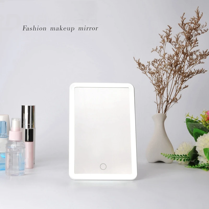 USB макияж зеркало с светильник путешествия сенсорный Sn переключатель