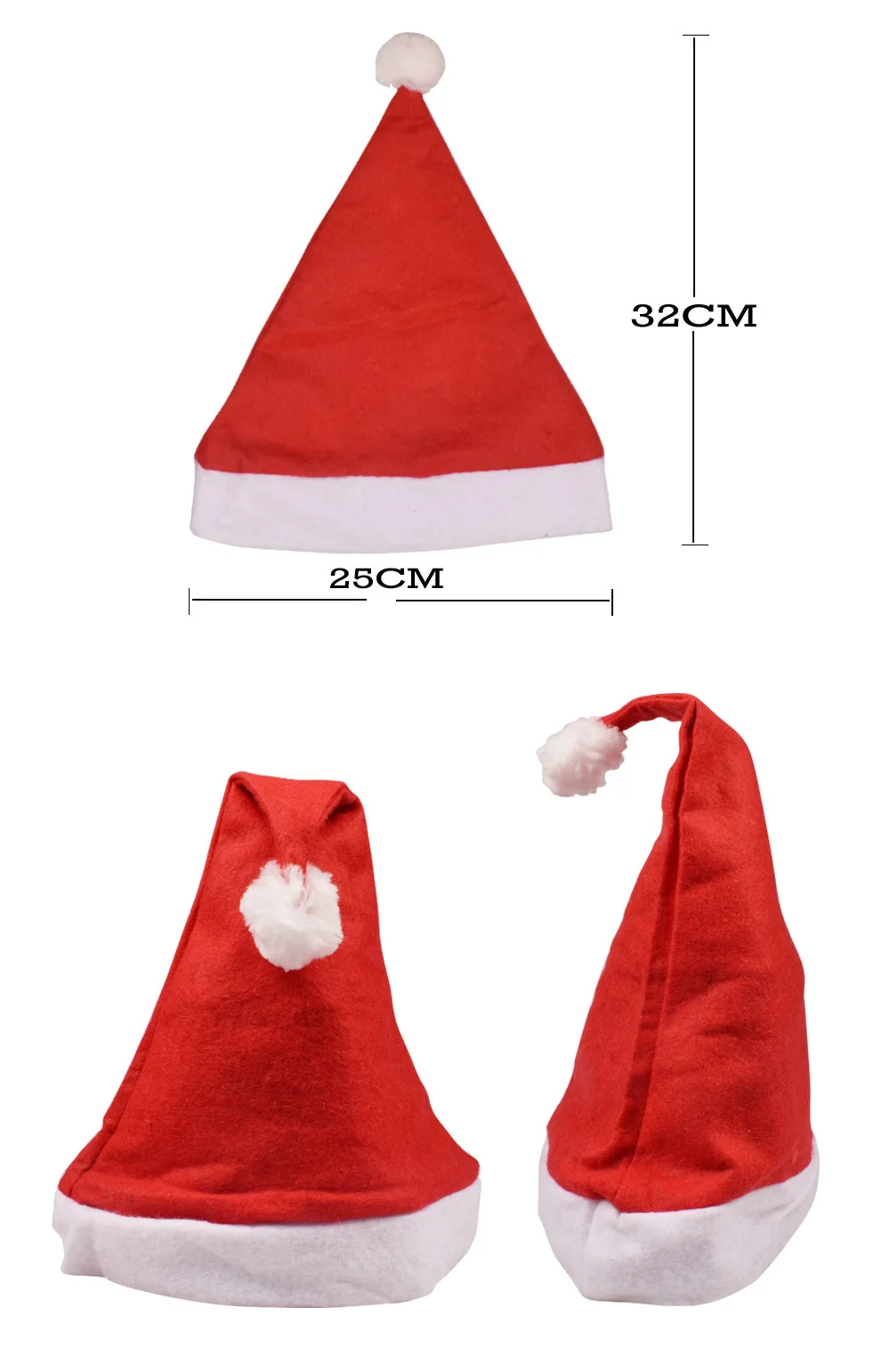 Amazon AliExpress America Hot Selling Christmas Ornaments Old Man Children Creative Christmas Hat Nonwoven Fabric