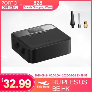 

70mai Car Air Compressor Lite 70mai Protable Electric Car Air Pump Mini compressor Tire Inflator Auto Tyre Pumb 12V Data