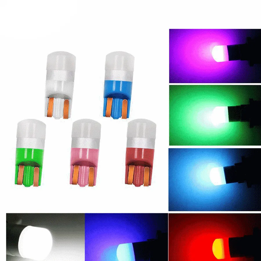 Светодиодные Габаритные фонари для автомобиля T10 W5W 2 шт. лампа чтения 3030 SMD салона