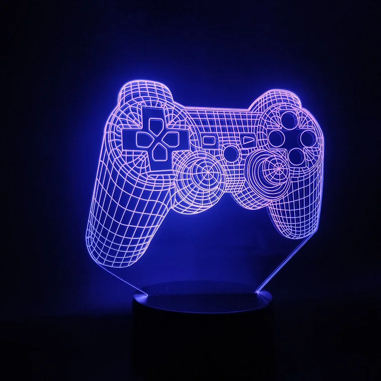 3D LED Game Controller Lamp Image 3
