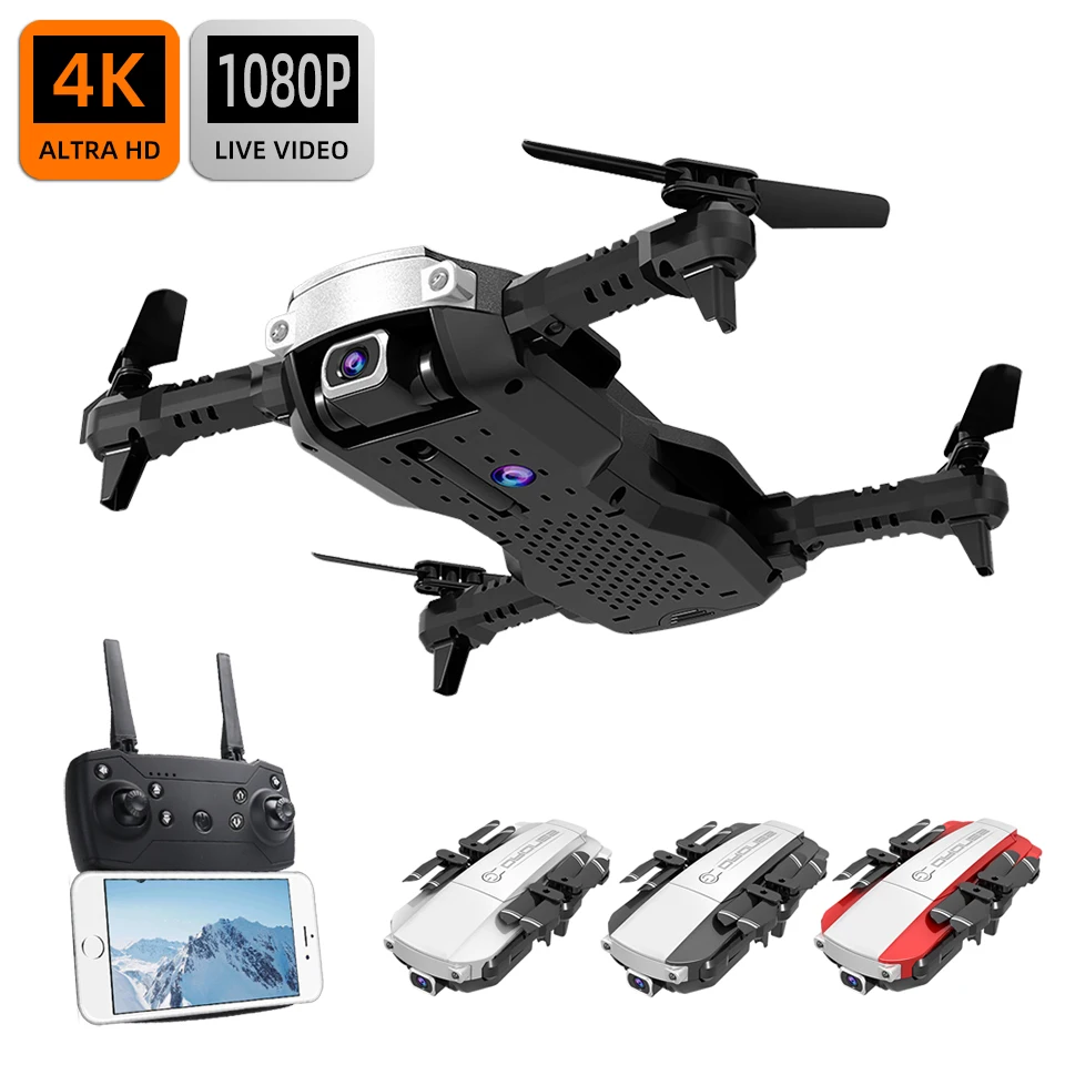  PEGI L3 RC Drone with HD Camera 1080P / 4K FPV Live Video Professional 2.4G Remote Control 6-Axis Q